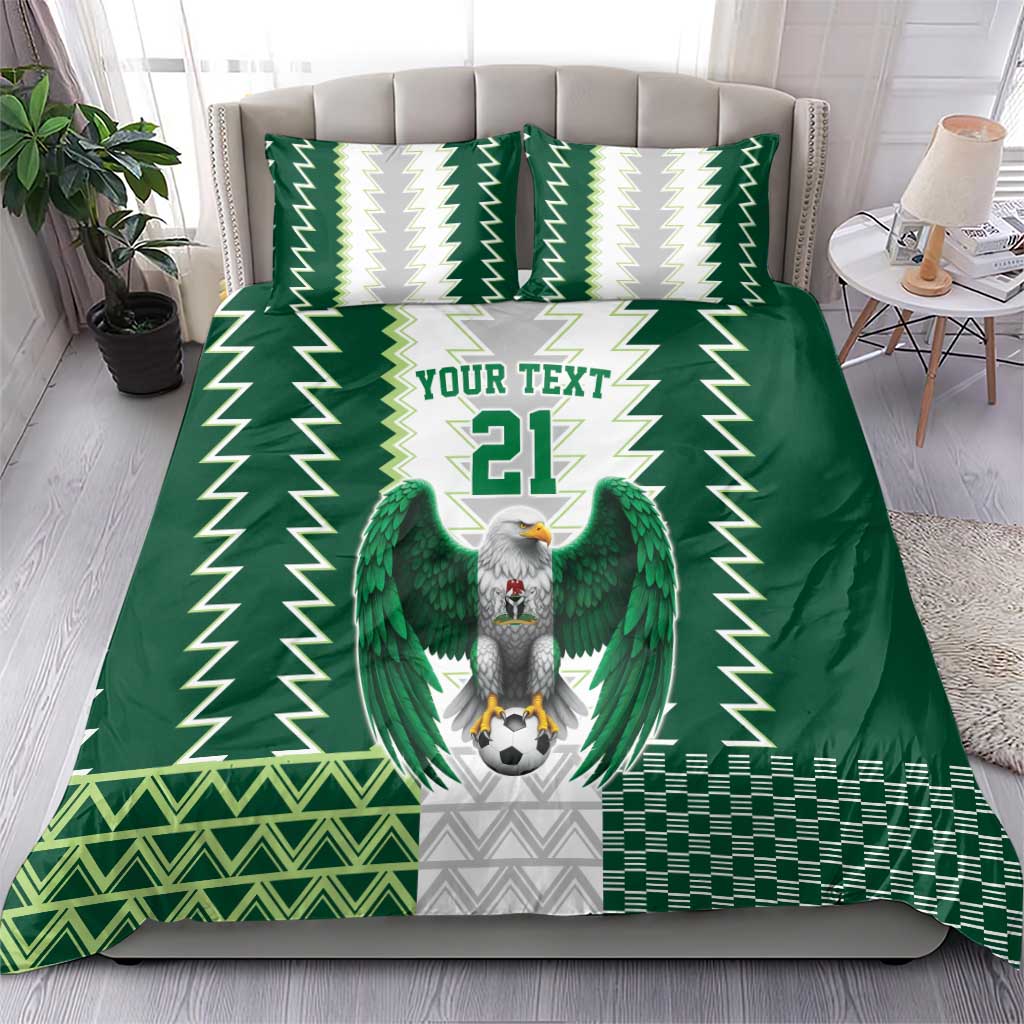 Custom Football African Nigeria Bedding Set Classic 20-21 Home Jersey - African Pride