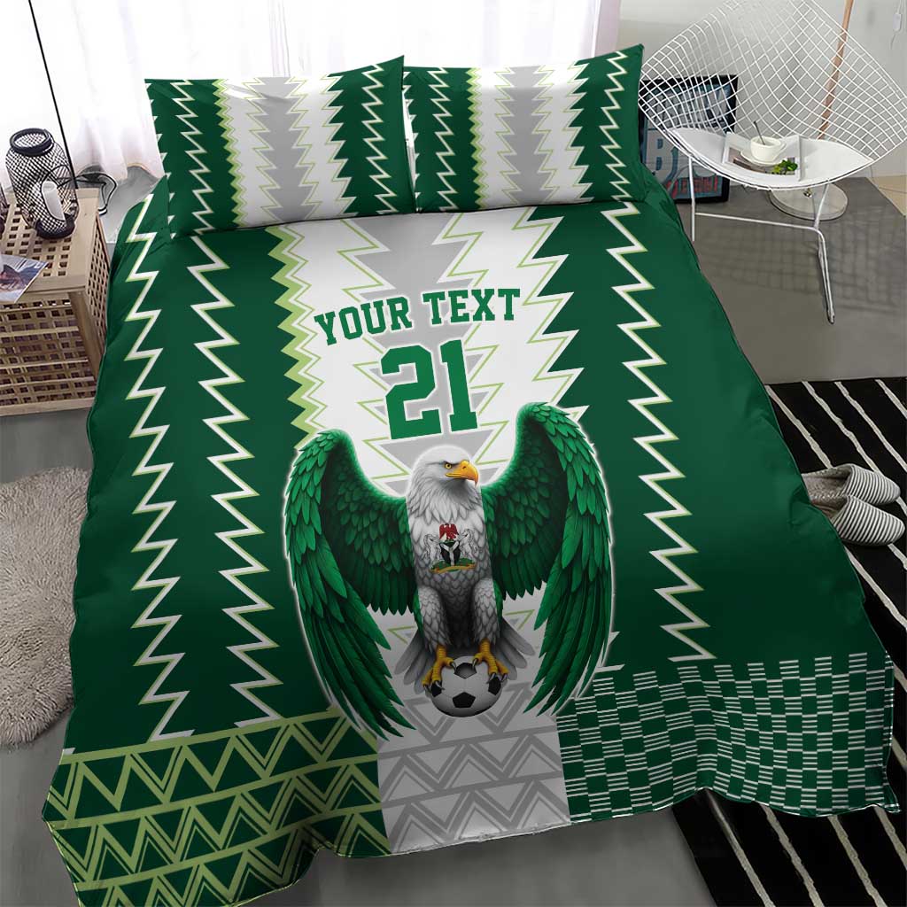Custom Football African Nigeria Bedding Set Classic 20-21 Home Jersey - African Pride