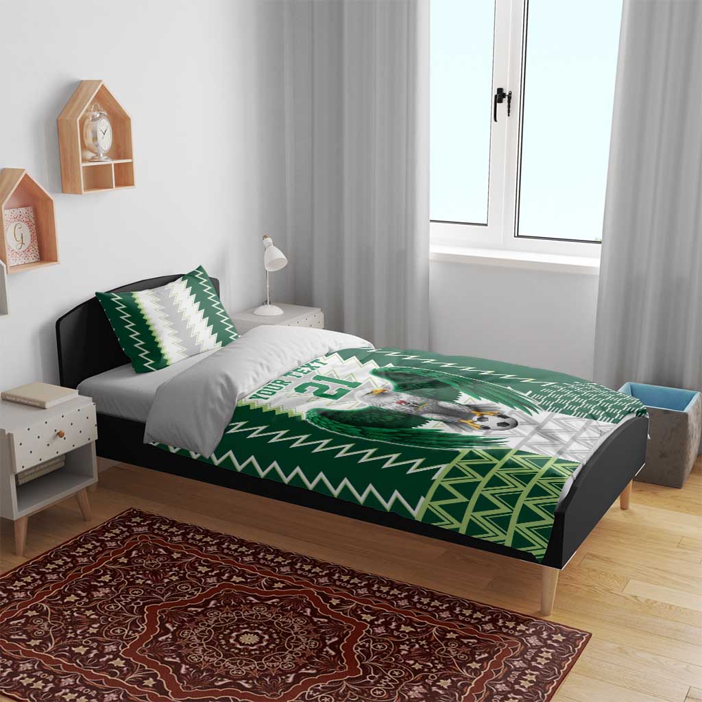 Custom Football African Nigeria Bedding Set Classic 20-21 Home Jersey - African Pride