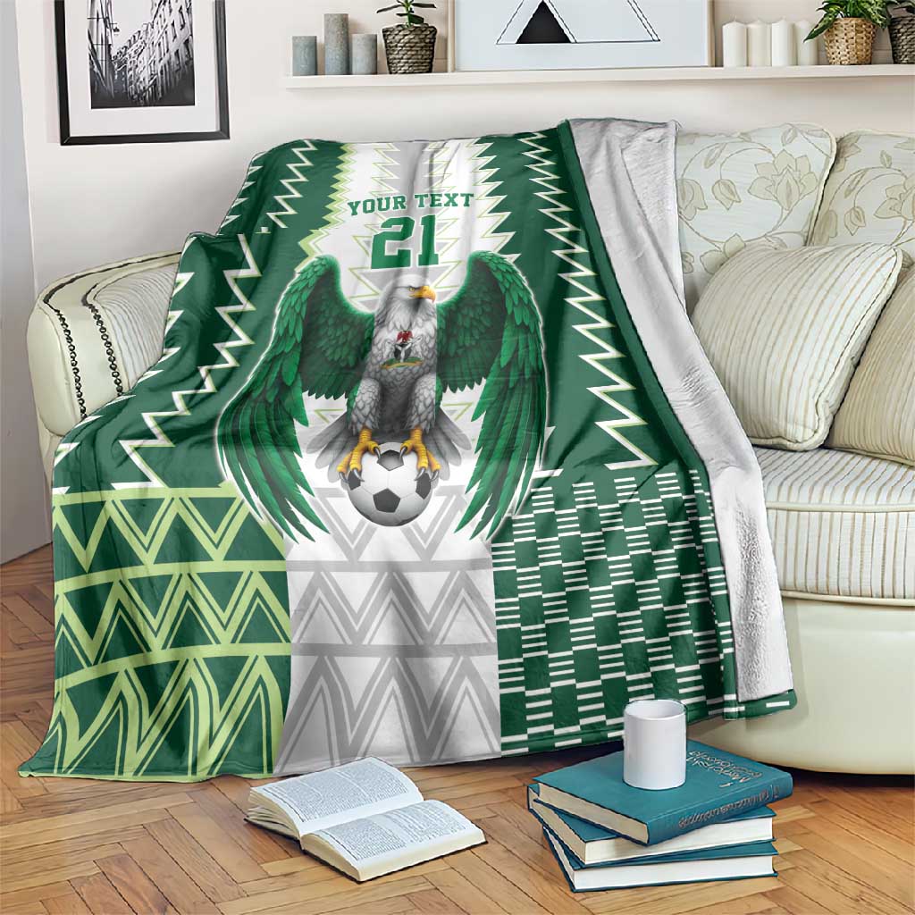 Custom Football African Nigeria Blanket Classic 20-21 Home Jersey - African Pride
