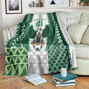 Custom Football African Nigeria Blanket Classic 20-21 Home Jersey - African Pride