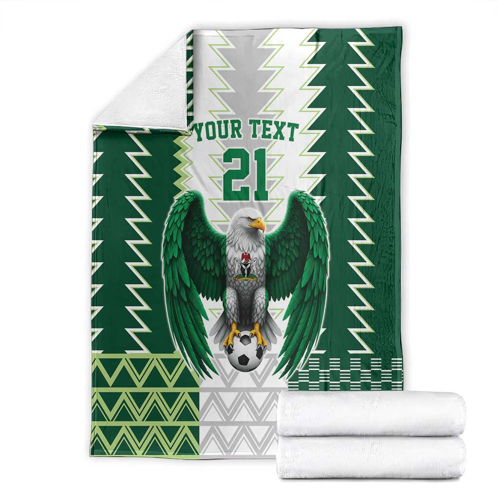 Custom Football African Nigeria Blanket Classic 20-21 Home Jersey - African Pride