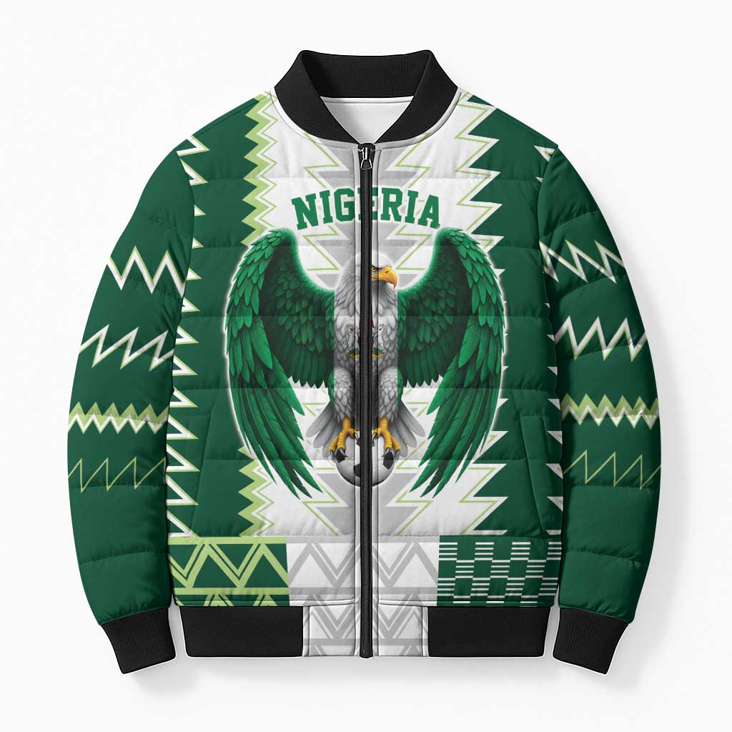 Custom Football African Nigeria Bomber Puffer Jacket Classic 20-21 Home Jersey