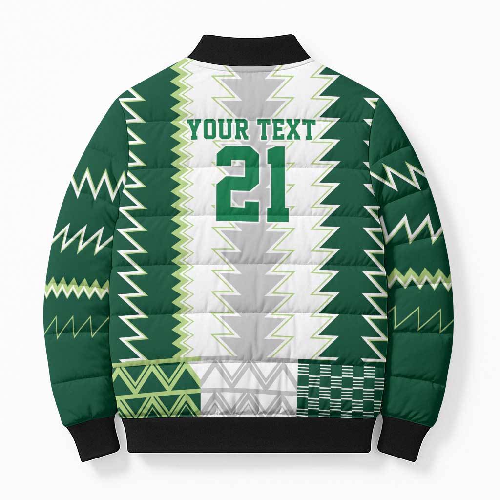 Custom Football African Nigeria Bomber Puffer Jacket Classic 20-21 Home Jersey