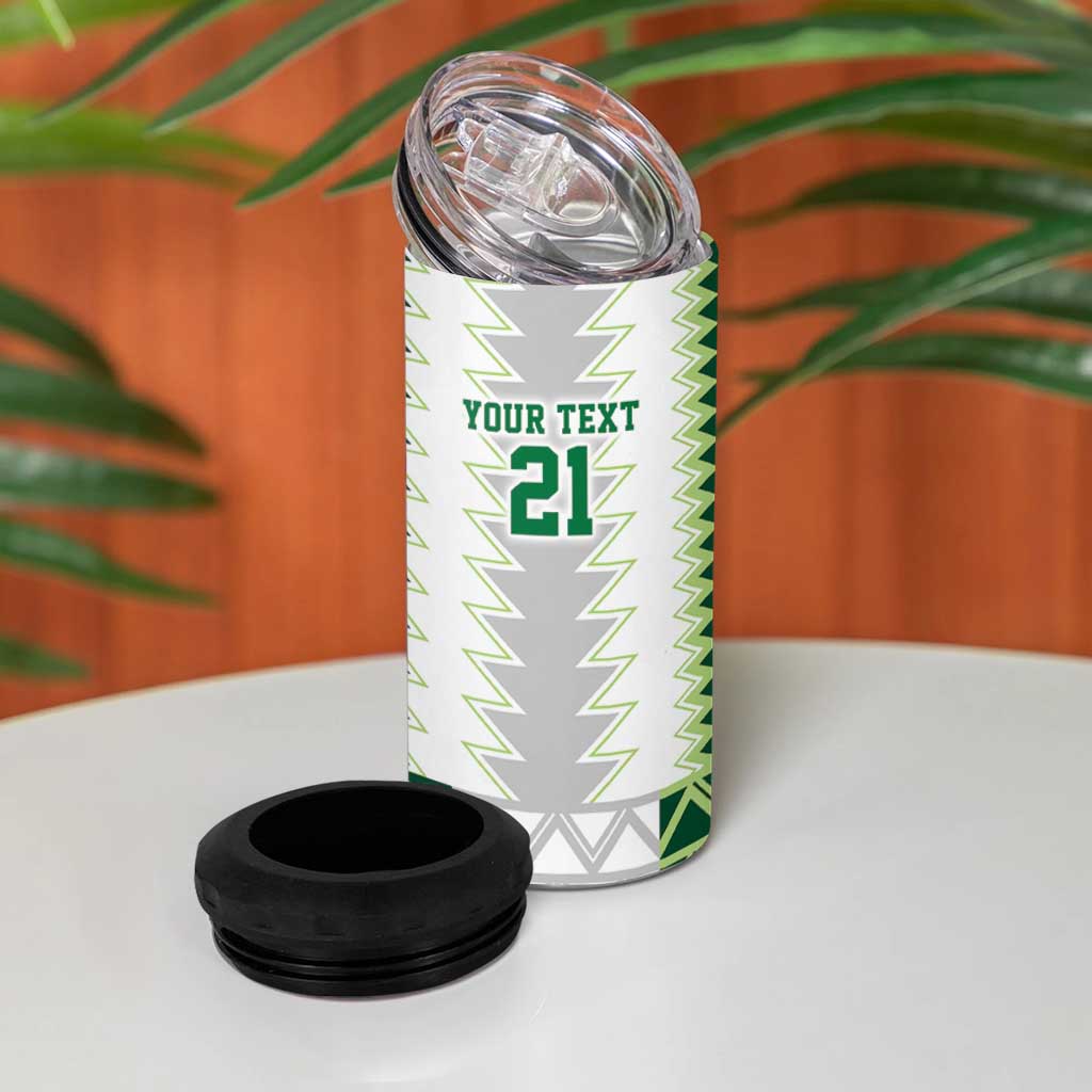 Custom Football African Nigeria 4 in 1 Can Cooler Tumbler Classic 20-21 Home Jersey - African Pride