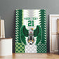 Custom Football African Nigeria Canvas Wall Art Classic 20-21 Home Jersey - African Pride