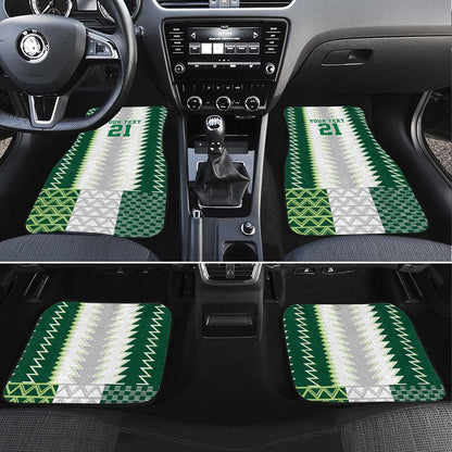Custom Football African Nigeria Car Mats Classic 20-21 Home Jersey - African Pride