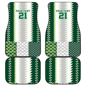 Custom Football African Nigeria Car Mats Classic 20-21 Home Jersey - African Pride