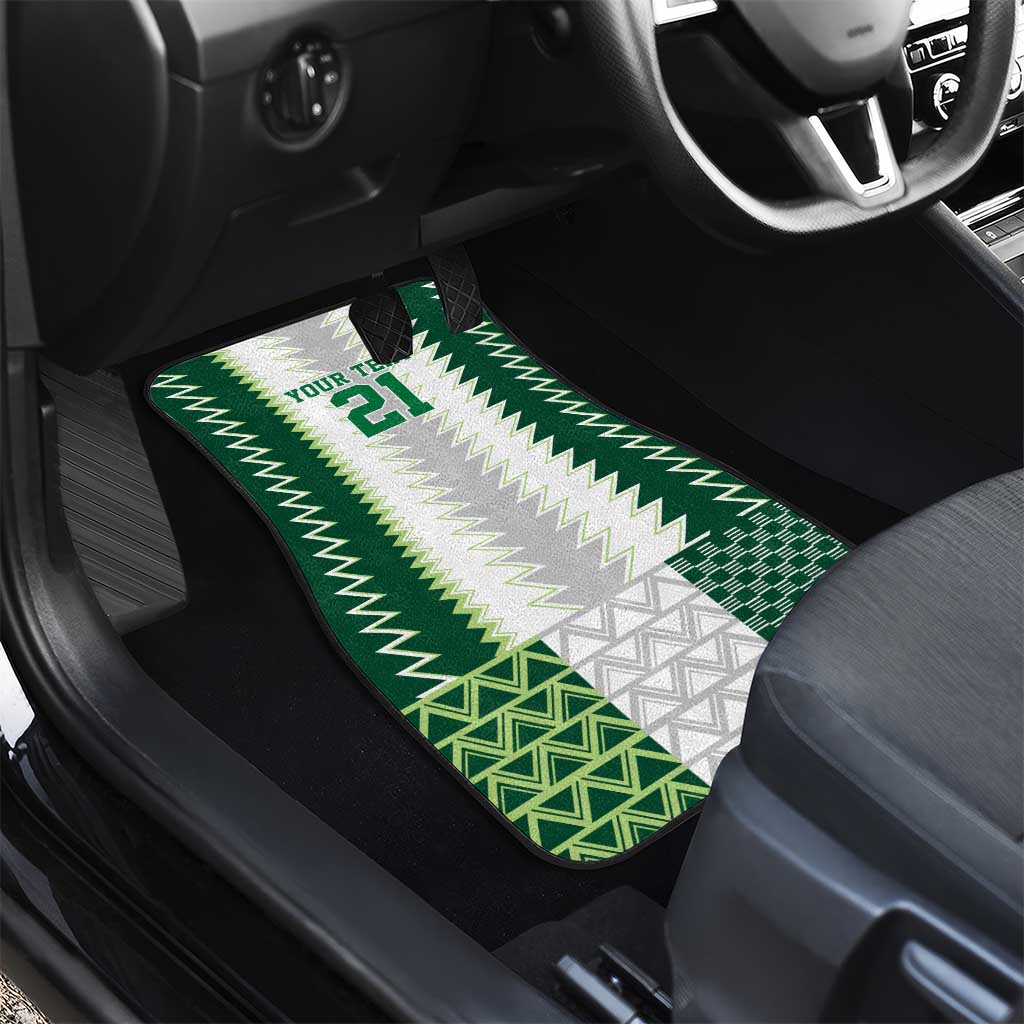 Custom Football African Nigeria Car Mats Classic 20-21 Home Jersey - African Pride