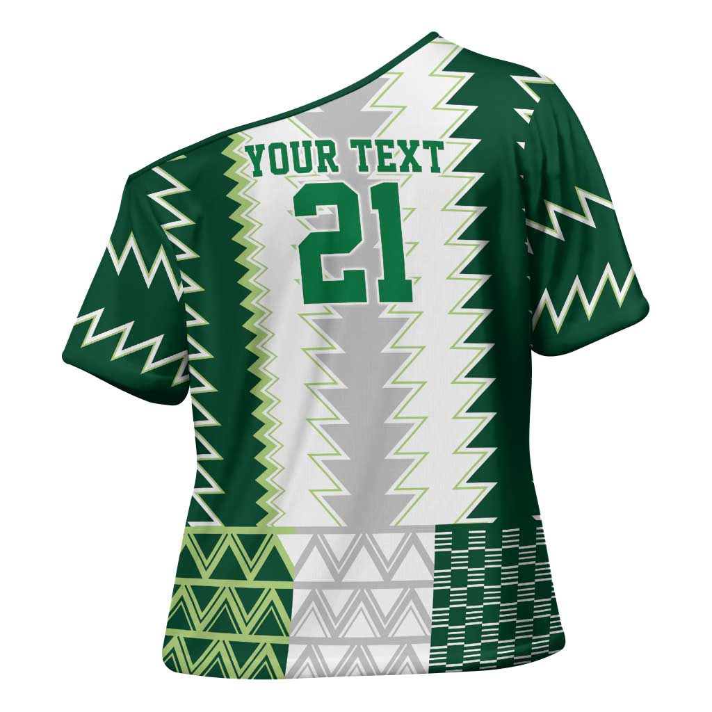 Custom Football African Nigeria Cross Shoulder Shirt Classic 20-21 Home Jersey