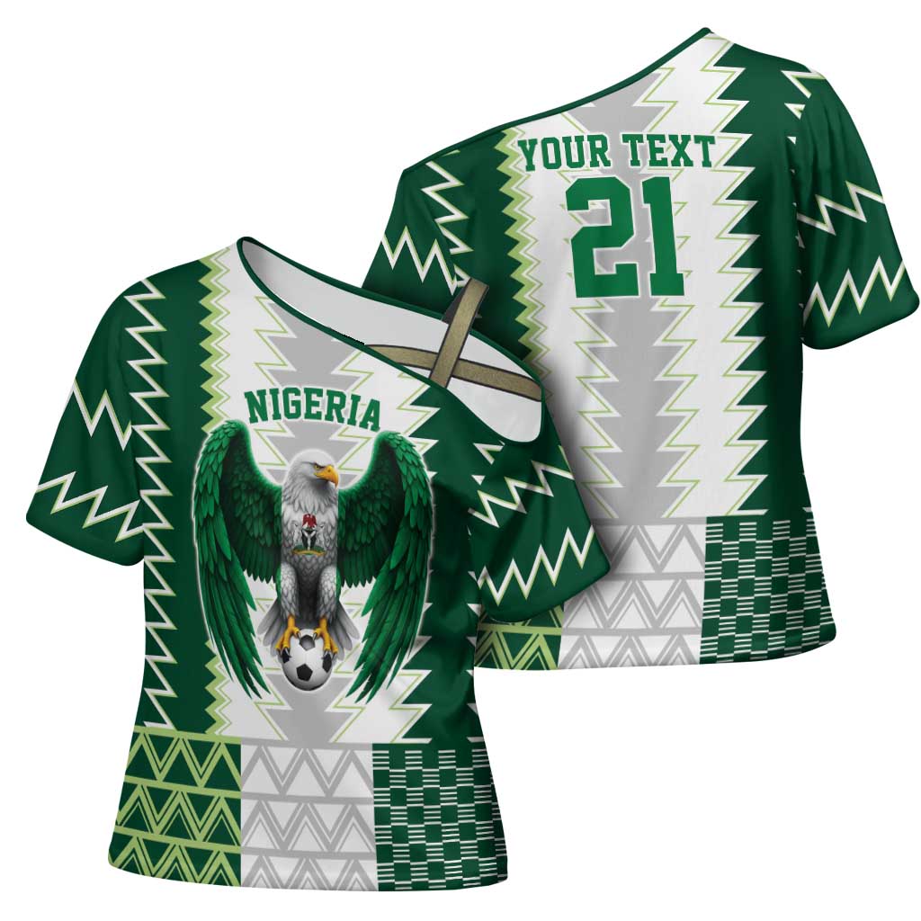 Custom Football African Nigeria Cross Shoulder Shirt Classic 20-21 Home Jersey
