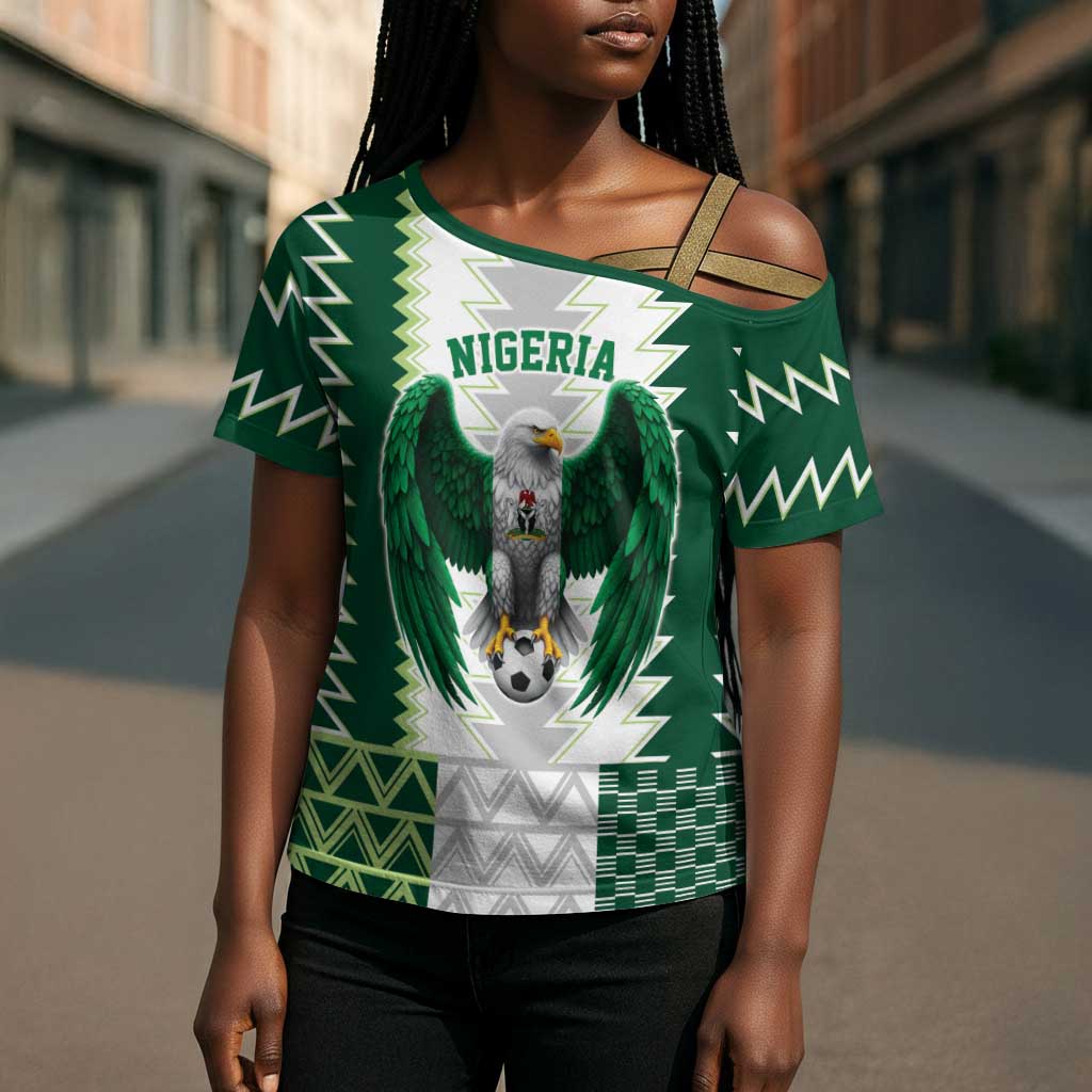 Custom Football African Nigeria Cross Shoulder Shirt Classic 20-21 Home Jersey