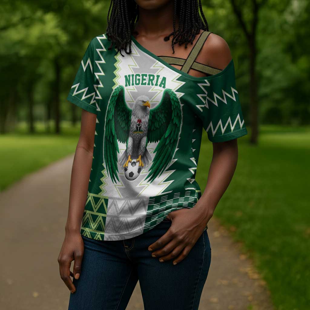Custom Football African Nigeria Cross Shoulder Shirt Classic 20-21 Home Jersey