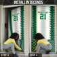Custom Football African Nigeria Door Cover Classic 20-21 Home Jersey