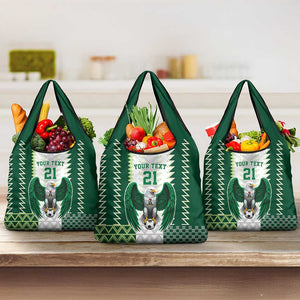 Custom Football African Nigeria Grocery Bag Classic 20-21 Home Jersey - African Pride