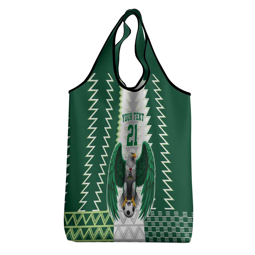 Custom Football African Nigeria Grocery Bag Classic 20-21 Home Jersey - African Pride