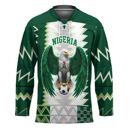 Custom Football African Nigeria Hockey Jersey Classic 20-21 Home Jersey