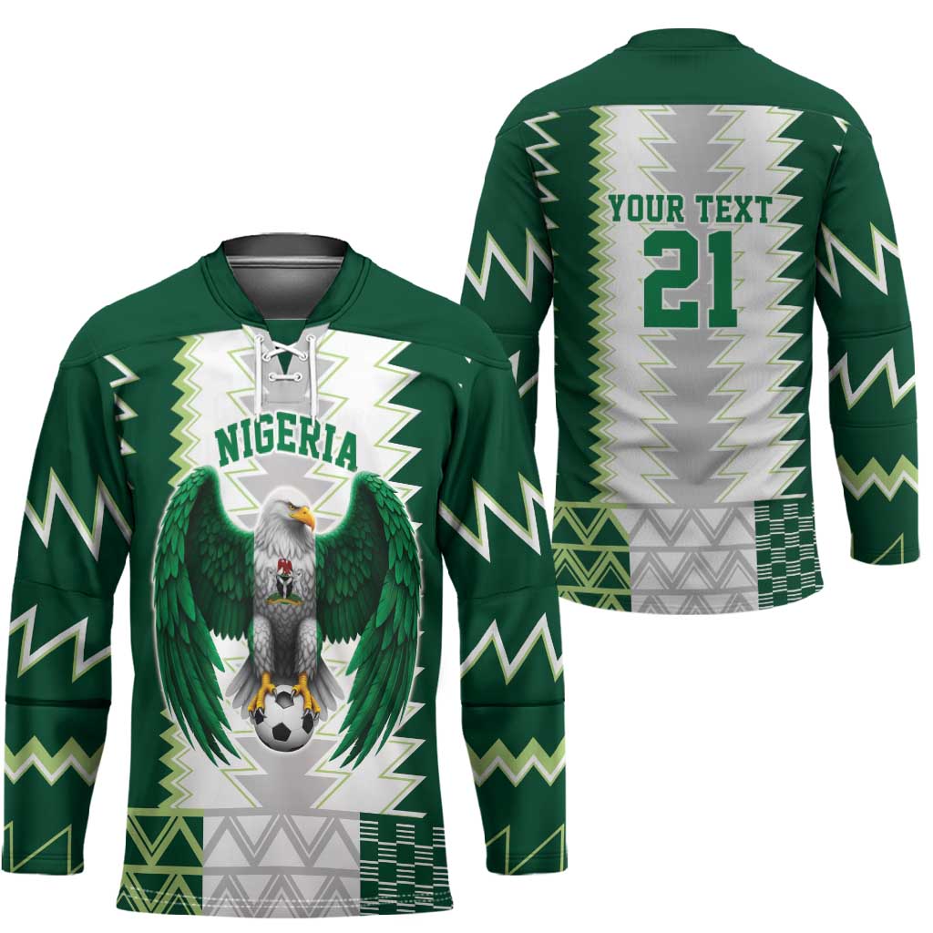 Custom Football African Nigeria Hockey Jersey Classic 20-21 Home Jersey