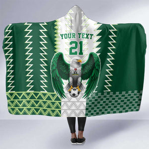 Custom Football African Nigeria Hooded Blanket Classic 20-21 Home Jersey - African Pride