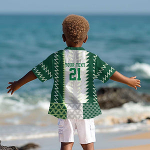 Custom Football African Nigeria Kid Hawaiian Shirt Classic 20-21 Home Jersey - African Pride
