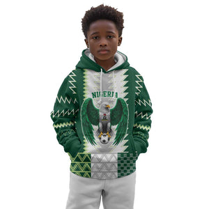Custom Football African Nigeria Kid Hoodie Classic 20-21 Home Jersey - African Pride
