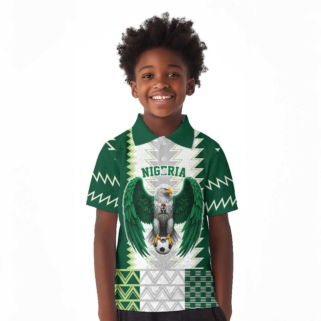Custom Football African Nigeria Kid Polo Shirt Classic 20-21 Home Jersey - African Pride