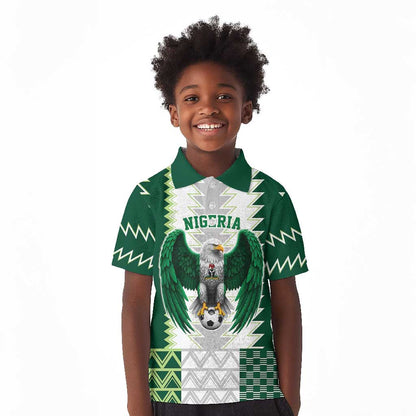 Custom Football African Nigeria Kid Polo Shirt Classic 20-21 Home Jersey - African Pride