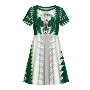 Custom Football African Nigeria Kid Short Sleeve Dress Classic 20-21 Home Jersey - African Pride