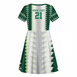 Custom Football African Nigeria Kid Short Sleeve Dress Classic 20-21 Home Jersey - African Pride