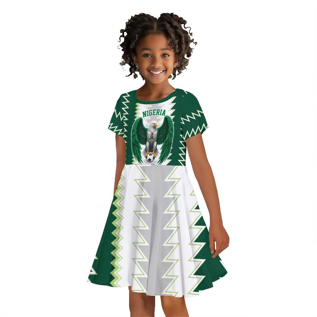 Custom Football African Nigeria Kid Short Sleeve Dress Classic 20-21 Home Jersey - African Pride
