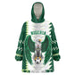 Custom Football African Nigeria Kid Wearable Blanket Hoodie Classic 20-21 Home Jersey - African Pride