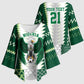 Custom Football African Nigeria Kimono Sleeve Blouse Classic 20-21 Home Jersey