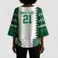 Custom Football African Nigeria Kimono Sleeve Blouse Classic 20-21 Home Jersey