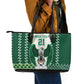 Custom Football African Nigeria Leather Tote Bag Classic 20-21 Home Jersey - African Pride