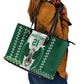 Custom Football African Nigeria Leather Tote Bag Classic 20-21 Home Jersey - African Pride