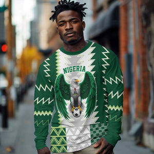Custom Football African Nigeria Long Sleeve Shirt Classic 20-21 Home Jersey - African Pride