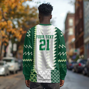Custom Football African Nigeria Long Sleeve Shirt Classic 20-21 Home Jersey - African Pride