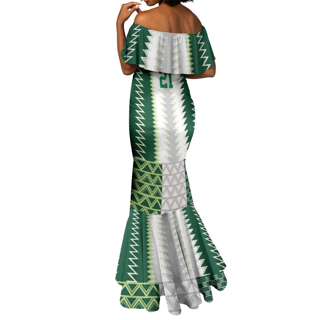 Custom Football African Nigeria Mermaid Dress Classic 20-21 Home Jersey - African Pride