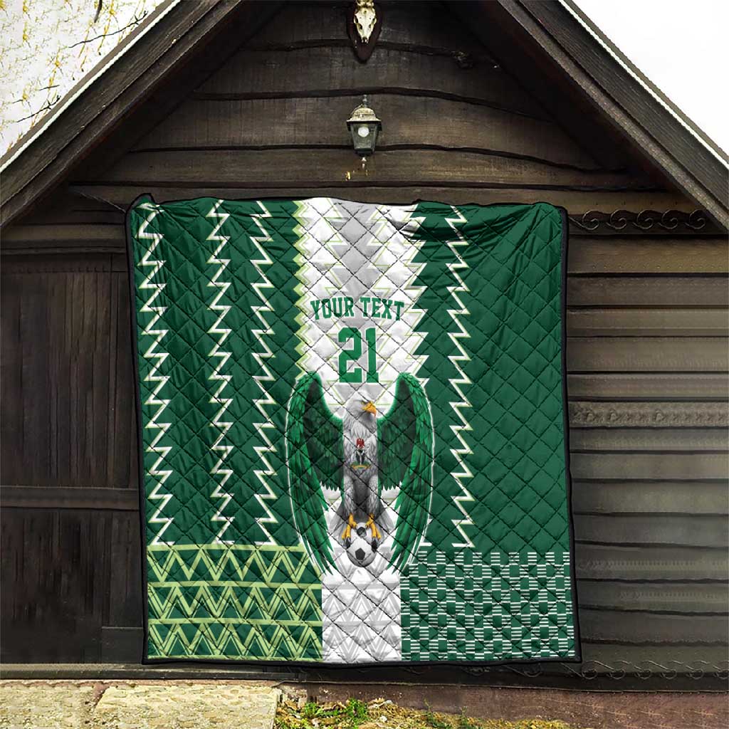 Custom Football African Nigeria Quilt Classic 20-21 Home Jersey - African Pride