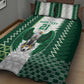 Custom Football African Nigeria Quilt Bed Set Classic 20-21 Home Jersey - African Pride