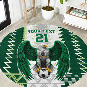 Custom Football African Nigeria Round Carpet Classic 20-21 Home Jersey - African Pride