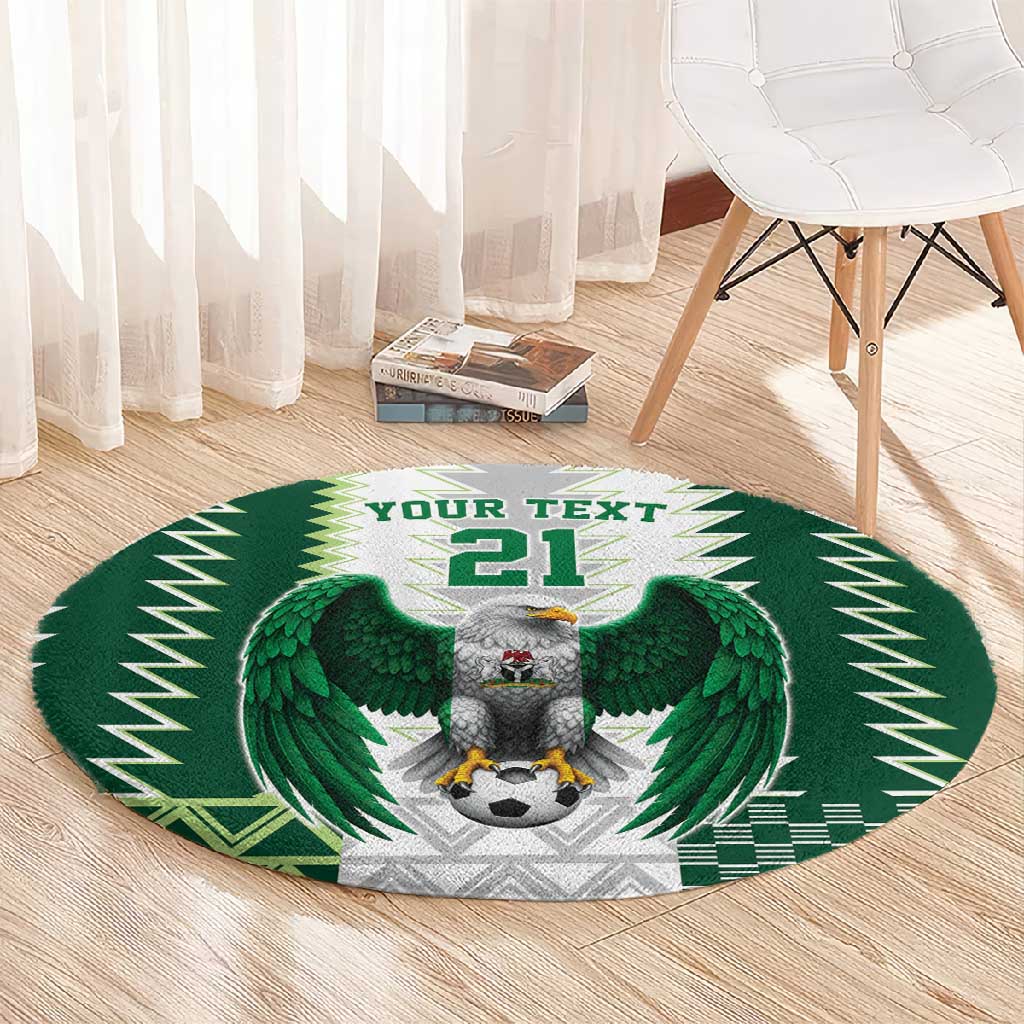 Custom Football African Nigeria Round Carpet Classic 20-21 Home Jersey - African Pride