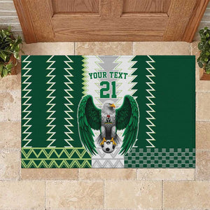 Custom Football African Nigeria Rubber Doormat Classic 20-21 Home Jersey - African Pride
