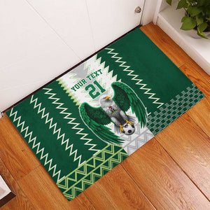 Custom Football African Nigeria Rubber Doormat Classic 20-21 Home Jersey - African Pride