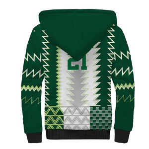 Custom Football African Nigeria Sherpa Hoodie Classic 20-21 Home Jersey - African Pride