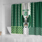 Custom Football African Nigeria Shower Curtain Classic 20-21 Home Jersey - African Pride