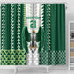 Custom Football African Nigeria Shower Curtain Classic 20-21 Home Jersey - African Pride