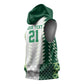 Custom Football African Nigeria Sleeveless Hoodie Classic 20-21 Home Jersey - African Pride