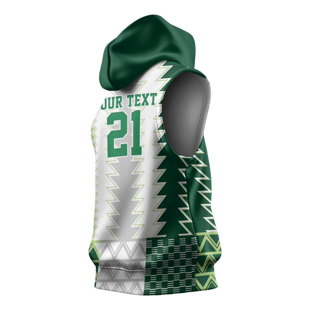 Custom Football African Nigeria Sleeveless Hoodie Classic 20-21 Home Jersey - African Pride