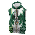Custom Football African Nigeria Sleeveless Zip Hoodie Classic 20-21 Home Jersey - African Pride